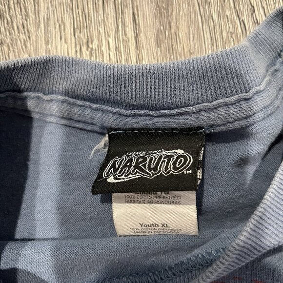 Vintage 2002 Naruto Anime Sasuke Shonen Jump Sasuke Graphic T-Shirt Youth XL - Picture 3 of 5